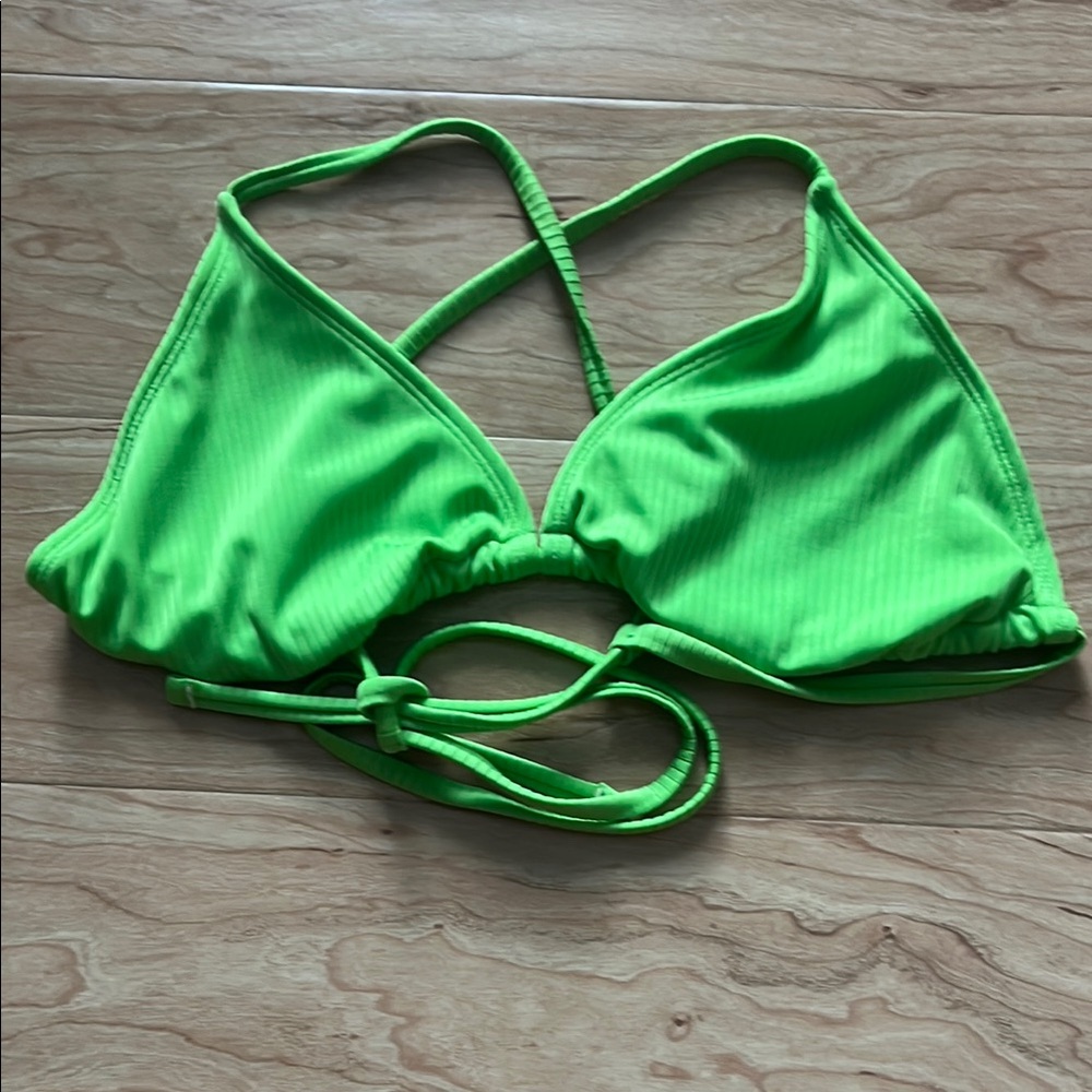 Vibrant Green Bikini Top